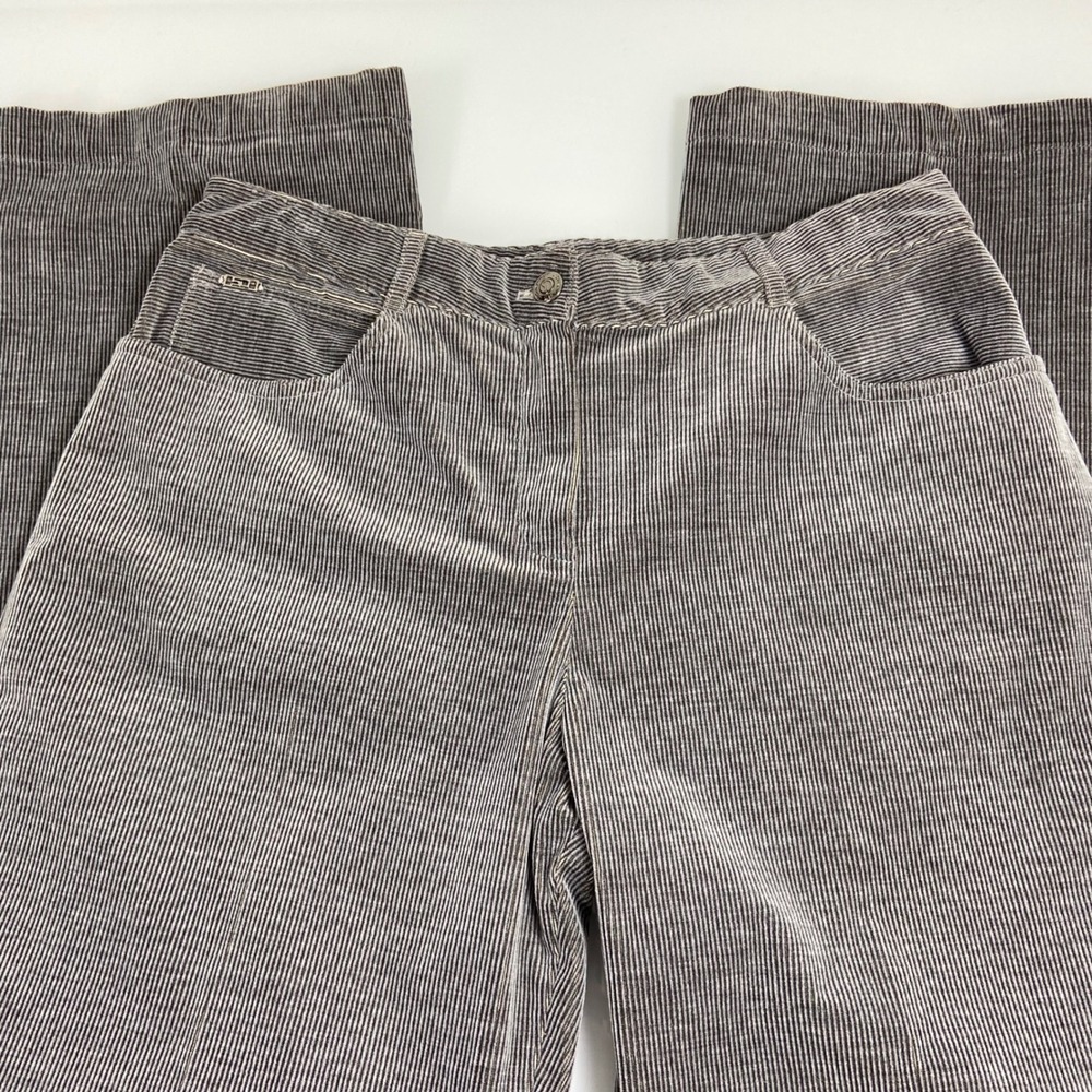 St. John Sport Corduroy Pants Women's Size 10 Marie Gray‎ Cotton Blend Casual
